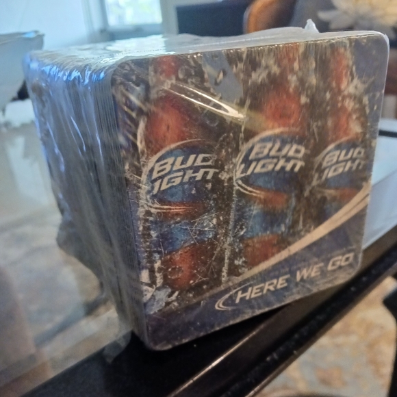 Vintage Bud Light coasters Full sleeve 120ct New old stock Double sided graphics - Picture 3 of 6
